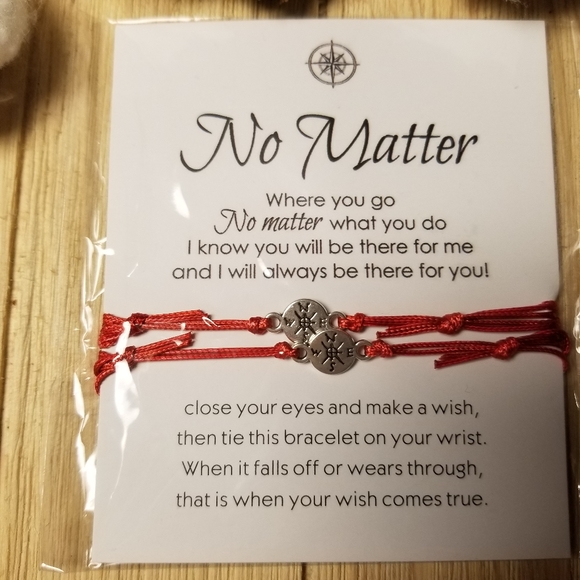 ⏱⏱Nice No Matter compass bracelets in RED⏱⏱ - Picture 10 of 13